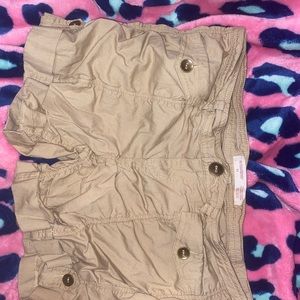 No boundaries khaki shorts